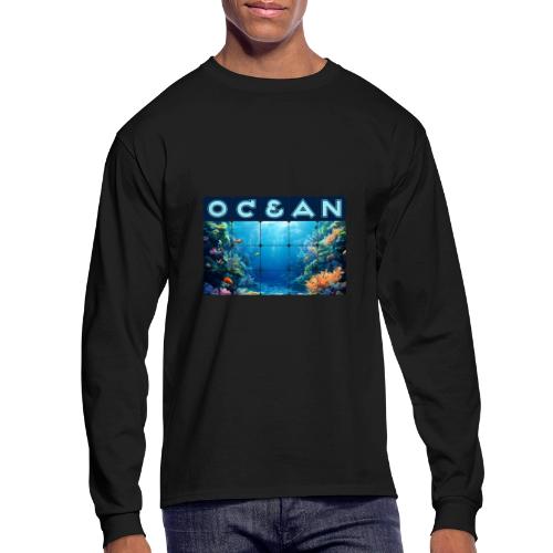 Ocean: Tropical Drift - Men's Long Sleeve T-Shirt