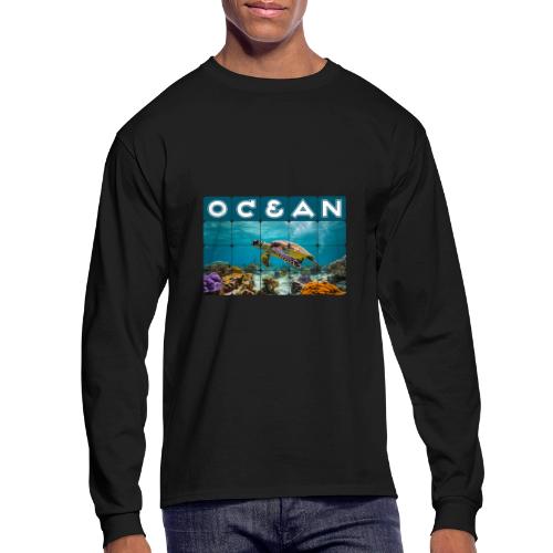 Ocean: Gentle Voyager - Men's Long Sleeve T-Shirt