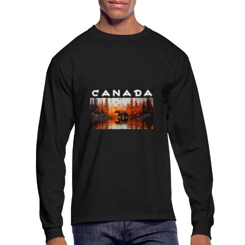 Canada Wilderness Art - Men's Long Sleeve T-Shirt