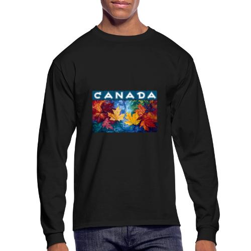 Canada in Brushstrokes - Men's Long Sleeve T-Shirt