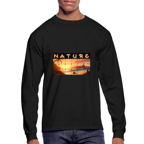 Nature: Tropical Twilight - Men's Long Sleeve T-Shirt
