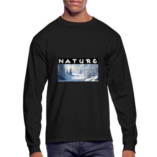 Nature: Frozen Horizon - Men's Long Sleeve T-Shirt