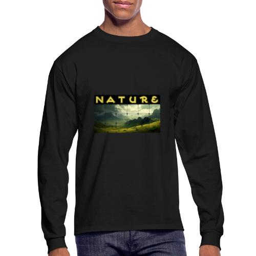 Nature: Verdant Peaks - Men's Long Sleeve T-Shirt
