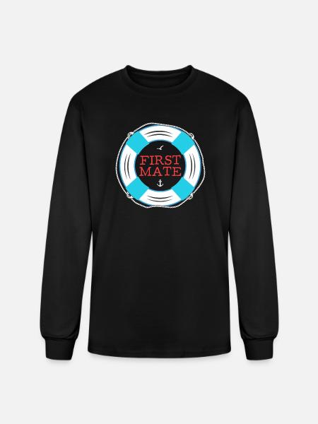 First Mate - Men's Long Sleeve T-Shirt - black