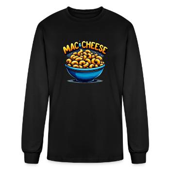 Mac & Cheese - Men's Long Sleeve T-Shirt - black - Front