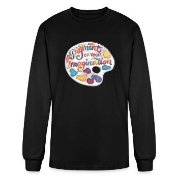 Pigment Of Your Imagination - Men's Long Sleeve T-Shirt - black - Front