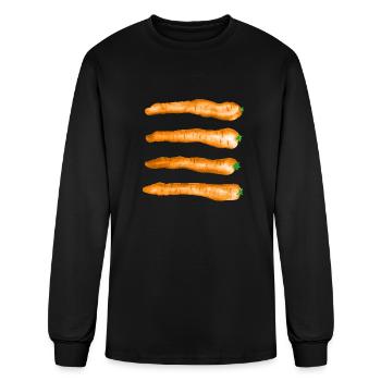 Carrots - Men's Long Sleeve T-Shirt - black - Front