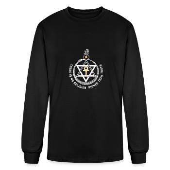 Theosophical Society Seal ~ Theosophy Society - Men's Long Sleeve T-Shirt - black - Front