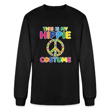 Sixties This is My Hippie Costume - Men's Long Sleeve T-Shirt - black - Front