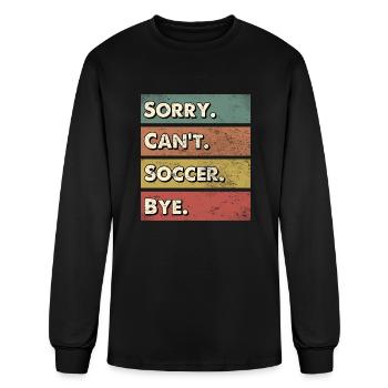 Soccer Sport Practice - Men's Long Sleeve T-Shirt - black - Front