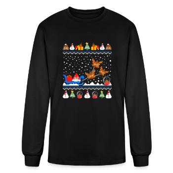 Poop Sweater - Men's Long Sleeve T-Shirt - black - Front
