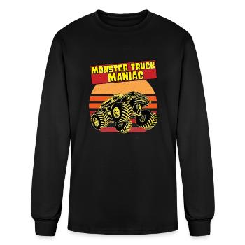 Monster Truck Maniac - Men's Long Sleeve T-Shirt - black - Front