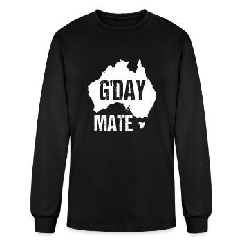 G day Mate - Men's Long Sleeve T-Shirt - black - Front