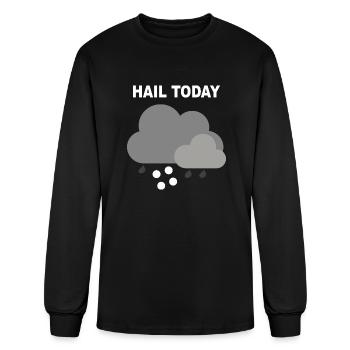 Hail Today - Men's Long Sleeve T-Shirt - black - Front