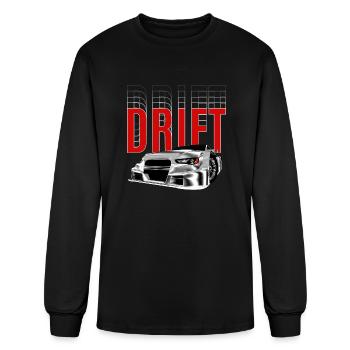 Dériver - T-shirt à manches longues Homme - noir - Devant