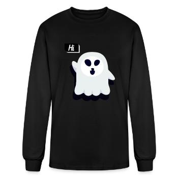 halloween Ghost 2 - Men's Long Sleeve T-Shirt - black - Front