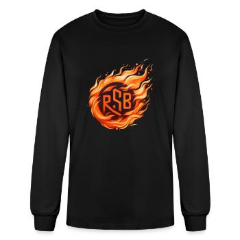 RSB BURRNING - Men's Long Sleeve T-Shirt - black - Front