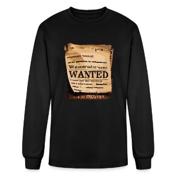 Newspapers, art, news. - Men's Long Sleeve T-Shirt - black - Front