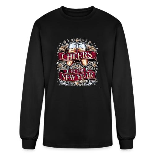 New Year's Champagne T-Shirt - Men's Long Sleeve T-Shirt