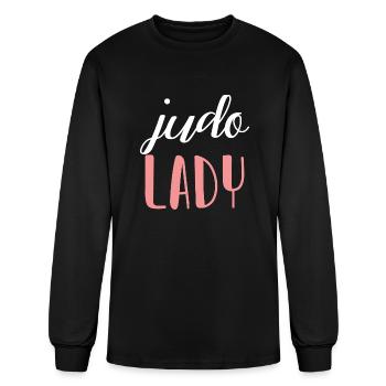 Judo Lady Judo Girl - Men's Long Sleeve T-Shirt - black - Front