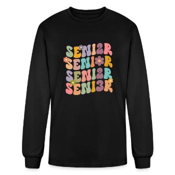 Seniors Senior Class 2023 - Men's Long Sleeve T-Shirt - black - Front
