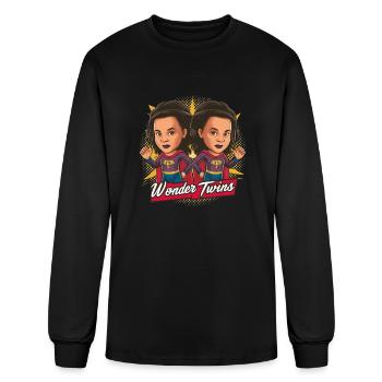 Wonder twin - Men's Long Sleeve T-Shirt - black - Front