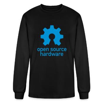 Open Source Hardware - Men's Long Sleeve T-Shirt - black - Front