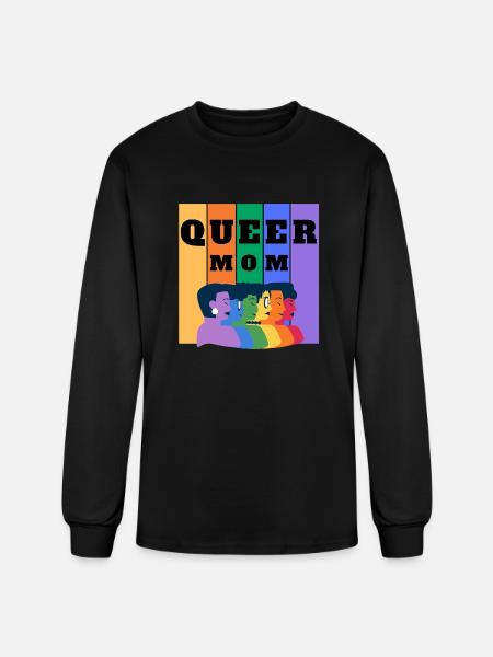 Queer Mom - Men's Long Sleeve T-Shirt - black