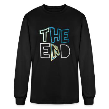 The End - Men's Long Sleeve T-Shirt - black - Front