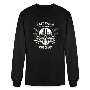 Cafe Racer Road Warrior - Men's Long Sleeve T-Shirt - black - Front
