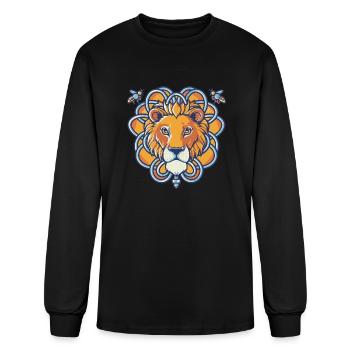 Hose Bee Lion - Men's Long Sleeve T-Shirt - black - Front