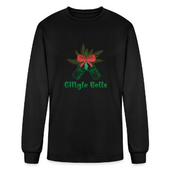 Jingle Bells - Men's Long Sleeve T-Shirt - black - Front