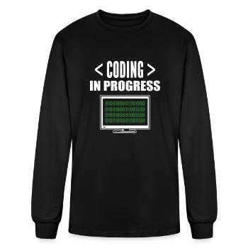 Programming And Coding It Specialist - Men's Long Sleeve T-Shirt - black - Front