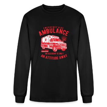 Ambulance Emergency Ride - Men's Long Sleeve T-Shirt - black - Front