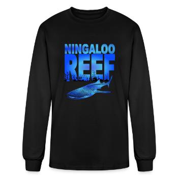 Ningaloo Reef Diver - Men's Long Sleeve T-Shirt - black - Front