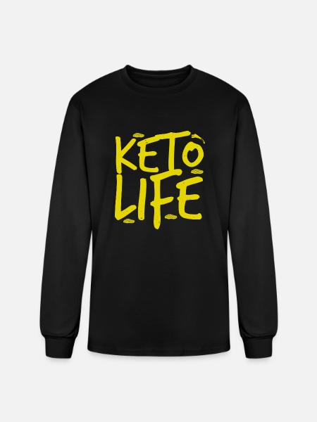 Keto Diet Keto Life - Men's Long Sleeve T-Shirt - black