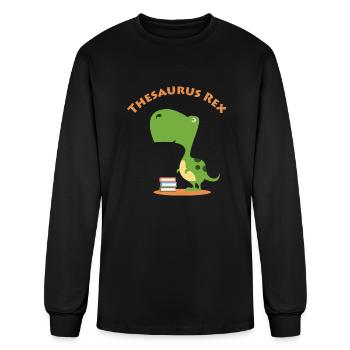 Thesauraus Rex - Men's Long Sleeve T-Shirt - black - Front