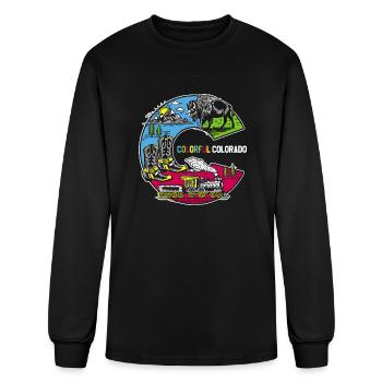Colorado State - Men's Long Sleeve T-Shirt - black - Front