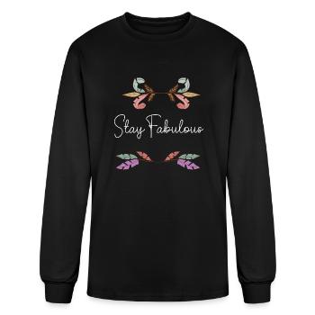 Stay fabulous - Men's Long Sleeve T-Shirt - black - Front