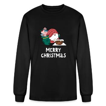 Santa Brings Gifts - Men's Long Sleeve T-Shirt - black - Front