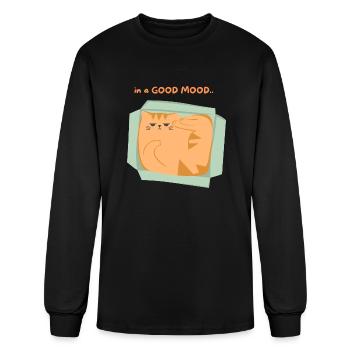 Good Mood - Men's Long Sleeve T-Shirt - black - Front