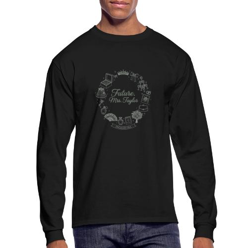Future Mrs Minimalist Bridal Line Art - Men's Long Sleeve T-Shirt
