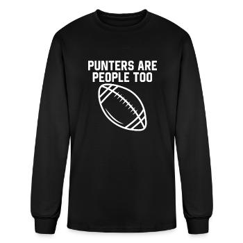 Punters Are People Too - Men's Long Sleeve T-Shirt - black - Front