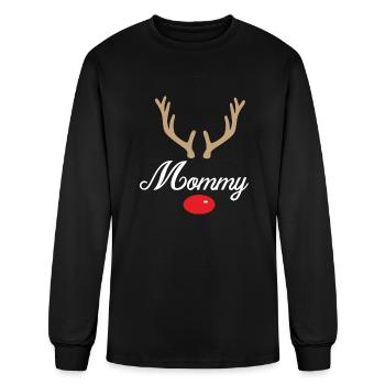 Family Matching Costume - Men's Long Sleeve T-Shirt - black - Front