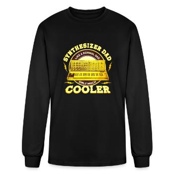 Music Producer Electronic Musician Synthesizer - Men's Long Sleeve T-Shirt - black - Front