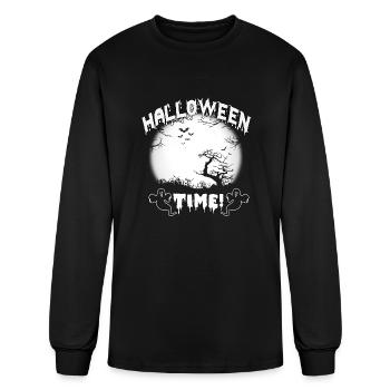 Halloween Time Scary Scary Horror - Men's Long Sleeve T-Shirt - black - Front