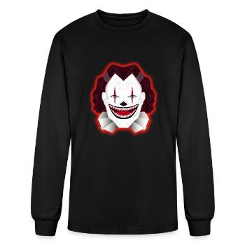 Scary Clown - Men's Long Sleeve T-Shirt - black - Front