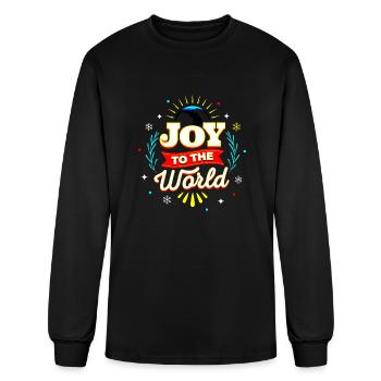 Joy to The World. - Men's Long Sleeve T-Shirt - black - Front