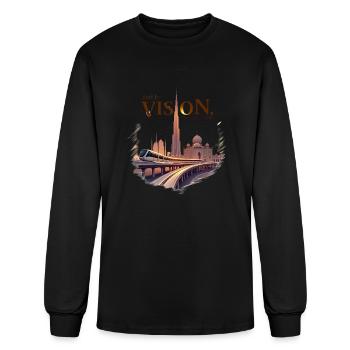 Built by Vision - Men's Long Sleeve T-Shirt - black - Front
