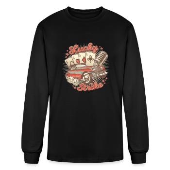 Lucky Strike - Men's Long Sleeve T-Shirt - black - Front